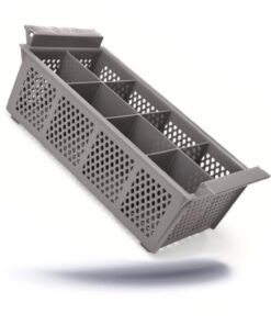 Kerafactum Besteckkorb Universal für Spülmaschine 8 Fächer stapelbar feinmaschig