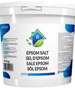 Epsom Salz 4 KG | Badesalz | Natürliche Bittersalz zum Entspannen | 100% reines Magnesiumsulfat | Magnesium Sulfat Bades