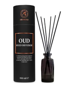 Raumduft Diffuser Oud 100ml - Intensiv & Langanhaltend - Holzduft - Duft für Männer - Aromatisieren für Raum