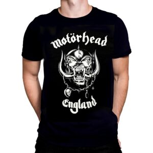Motorhead Offizielle Herren T-Shirt Schwarz Baumwolle (L)