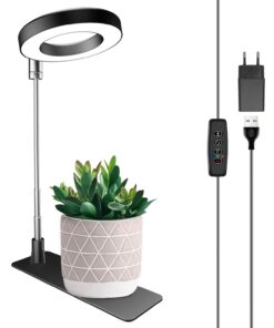 Wiaxulay Pflanzenlampe Led Vollspektrum - Höhenvollstreckbar für Zimmerpflanzen - 3 Optionale Spektren - Auto Timer 3/9/