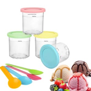 Landrain 4 Stück Creami-Behälte für Die Ninja Creami, perfect für Familien mit Kindern, ideales Zubehör für zu Hause ode