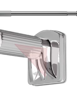 Duschvorhangstange Ohne Bohren Edelstahl Teleskop 320-370cm für Badezimmer