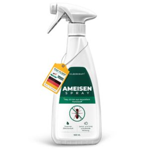 Silberkraft Ameisenspray 500 ml - wirksames Ameisenbekämpfungs-Mittel für Haus & Garten - innen & außen wirksam - Terras