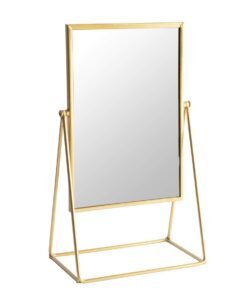Harbour Housewares Gold Rechteck Makeupspiegel 22x39cm