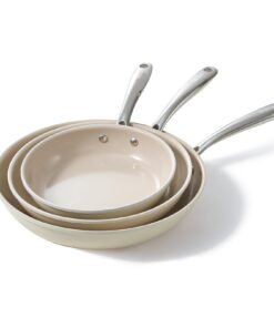 Redchef Antihaft-Pfannen-Set, Keramik-Pfannen-Set 20-28 cm, gesund für die gesamte Familie,Ideal für grenzlandlose Feins