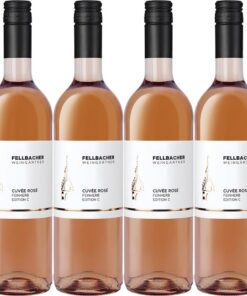 Fellbacher eG Cuvée Rosé C 2024 Feinherb für Feiertage und Feinschmecker in 6 x 0.75 l-Packung