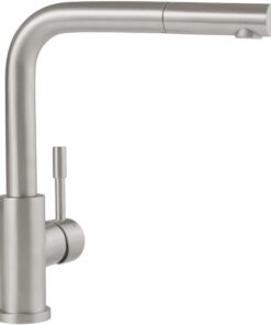 Villeroy & Boch Steel Shower Küchenarmatur Hochdruck Wasserspar=functional Für die Küche mit 360° Schwenkbereich und Spü