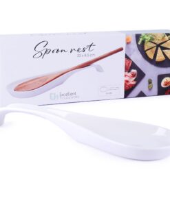 Porzellan Küchen-Löffelablage - robust und leicht reinigbar, perfekt für Diehard Kocher, ideal für Spülmaschinen, modern