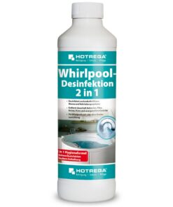 HOTREGA Whirlpool-Reiniger 2in1 Kraftvoll gegen Kalk Bakterien Viren & Gerüche 500 ml