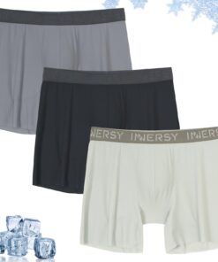 INNERSY Boxershorts Herren Leicht Schnelltrocknend Retroshorts Trunks 3er Pack | INNERSY Sportsboxershorts Herren Snug