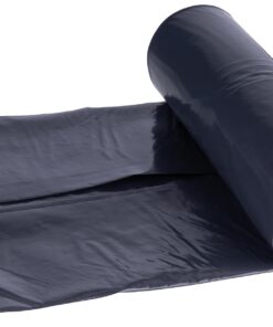DONAU ECO Müllbeutel 160 l Stark Schwarz Abfallmanagement Blauer Engel Zertifiziert 100% Recycling Material (LDPE) 10 St
