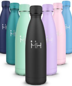 HoneyHolly Edelstahl Thermosflasche 750ML BPA-frei Auslaufsicher Vakuum Isolierte für Sport Reisen Camping