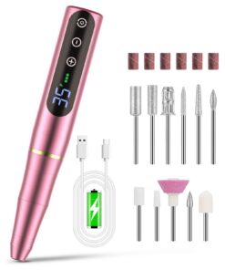 Nagelfräser Set Elektrisch NAILGIRLS 11 in 1 Aufladbare Professional Electric Nail Drill Machine