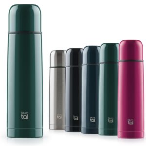 Blumtal® Thermosflasche 350 ml - BPA-freie Thermoskanne warm & kalt - auslaufsichere Isolierflasche - Edelstahl 350ml -