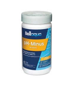 Bellaqua e-pH-Minus - pH Senker für Pool - schnell & effektiv pH Wert senken - einfache Dosierung - 1,5 kg Granulat - Wa
