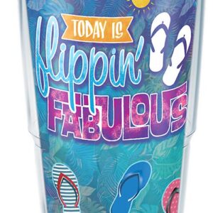 Tervis Thermobecher mit Umschlag und Deckel | Temperatureinhaltung | Outdooraktiv | Leicht transportabel | 24 oz | Hits
