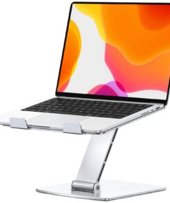 CIRYCASE Laptop Ständer Höhenverstellbar + Schnell Kühlender Laptop Stand + Ergonomischer Tragbarer Aluminium Notebook S