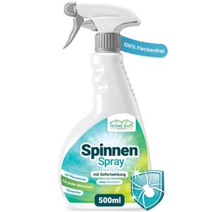 HomeBugProtect Spinnen Spray 500ml - Effektives Spinnenspray für Haushaltströger - Sofortwirkendes Anti Spinnenspray zur