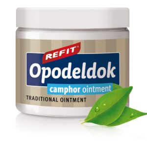 REFIT® Opodeldok Kampfer Salbe - Extra Schmerzgel 200 ml - Rücken, Muskeln & Gelenke - Regeneration & Schmierung nach kö