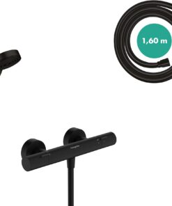 Hansgrohe Pulsify Select S Wassersparendes Duschset Mattschwarz 24262670