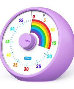 Visueller Timer für Kinder 60-Minuten Countdown Schreibtisch Kinder Zeitmanagement Tools Pomodoro Timer