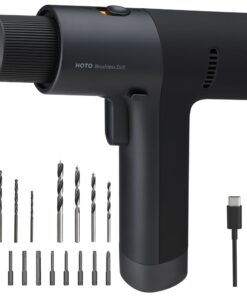 HOTO Akku-Bohrschrauber 12V - 30 Nm Drehmoment, 1400 U/min Drehzahl, 2000mAh Akku, LED-Anzeige, USB-C-Aufladung HOTO A