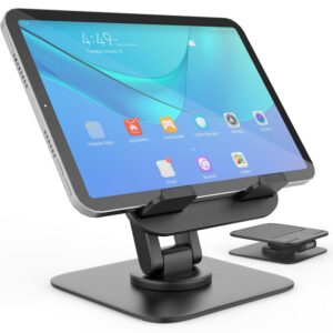 Tabletständer Wills, 360° Drehbar für Tisch, Hochwertige Halterung für iPads und Tablets | Wills Tablet Halterung, 360°