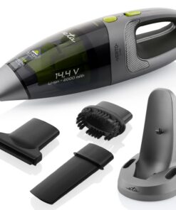 ETA Handstaubsauger Verto I Trocken- und Wassersaugen mit HEPA Filter I Batteriebetrieben I 20 Minuten Laufzeit I Beutel