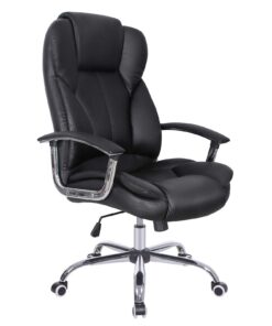 SongMics Bürostuhl OBG57B Sitzhöhenverstellung Polsterung Chefsessel Drehstuhl Computerstuhl Office Stuhl