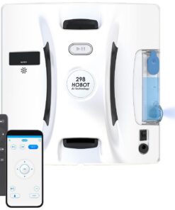 Sichler Profi-Fensterputz-Roboter PR-040 mit Bluetooth & App (Fensterreiniger Roboter, Fenstersaugroboter, Elektr. Fenst