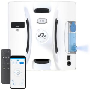 Sichler Profi-Fensterputz-Roboter PR-040 mit Bluetooth & App (Fensterreiniger Roboter, Fenstersaugroboter, Elektr. Fenst