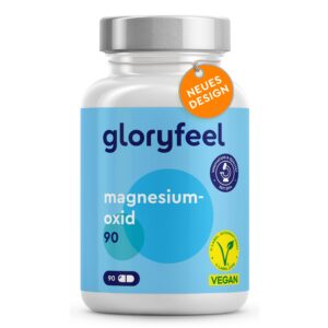 Magnesium - Hoch bioverfügbar aus Magnesiumoxid - Für Muskeln, Knochen & Zähne* - Reines Magnesiumoxid aus dem toten Mee