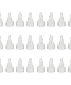 PATIKIL Drehbare Quetschflasche Kappe Ersatz 24 Stk Kappen für Leimdosen 28/410 Farbe.Flakten Kappe Kappen für Leimdosen