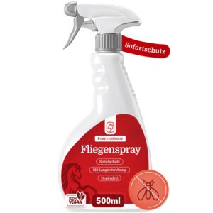 ForeverHorse Fliegenspray Pferd - Sofortiger Schutz & Langanhaltende Wirkung - Repellent gegen Mücken, Fliegen, Bremsen