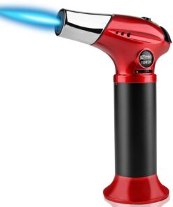 Butan Fackel Küche Feuerzeug Butangas Nachfüllbar Rot