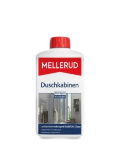 MELLERUD 1 x 1 l Duschkabinen Reiniger | Wirksames Mittel gegen Kalk- & Seifenreste in der Dusche | Compact by Design Vo