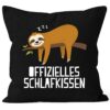 MoonWorks® Kissenbezug Spruch Offizielles Schlafkissen für Kinder | MoonWorks® Kissenbezug Spruch Dekokissen für Wohnzi