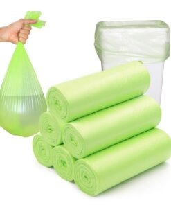 Biomüllbeutel 10 Liter Kompostierbare Bio Müllbeutel, Küche und Büro Robust und Umweltfreundlich (45 x 50 cm) Biomüllb
