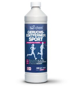 Bio-Chem Geruchsentferner Sport 1000 ml | Probiootisches Sportwaschmittel gegen Schweißgeruch | Waschzusatz für Sportkle