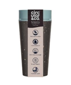 Circular & Co - Kaffeebecher - 2Go Kaffeebecher 340 ml - praktisch für alle - mit OS-Regler und thermische H.altung - ge