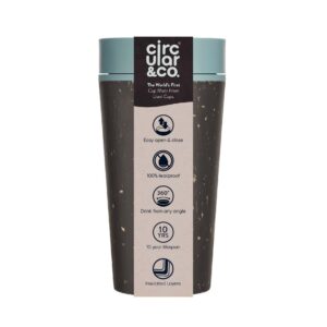 Circular & Co - Kaffeebecher - 2Go Kaffeebecher 340 ml - praktisch für alle - mit OS-Regler und thermische H.altung - ge