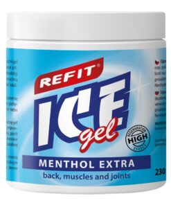 REFIT® Ice Gel Menthol Extra 230 ml – hoher Mentholgehalt – extra kühlend – geeignet für Profisport und Freizeitsport –