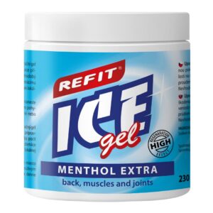 REFIT® Ice Gel Menthol Extra 230 ml – hoher Mentholgehalt – extra kühlend – Freizeit- und Profisport – Regeneration und