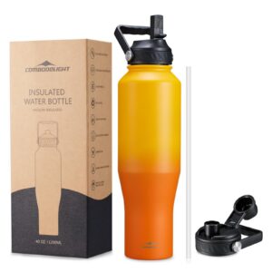 Combo Delight Edelstahl Thermoflasche 1,2L - Isolierte Trinkflasche für Sport & Outdoor - Auslaufsicher, BPA-frei, doppe