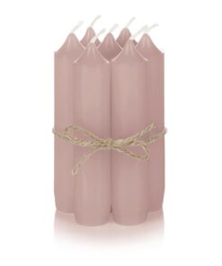 Nordstern Stabkerzen Sahara 6er Pack - Kleine Kerzen für Adventskranz - Ideale Tisch Deko für Hochzeit - 11 x 2,2 cm N