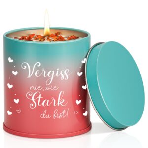 PRSTENLY Lavendel Kerzen 9OZ für Frauen Geschenk für Mama Schwester zum Geburtstag