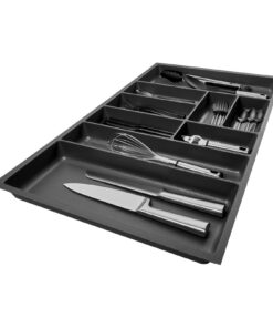 SO-BOX 2 Besteckkasten für NOBILIA Schubladen 90 cm Breite 80,9 cm Tiefe 46,2 cm anthrazit