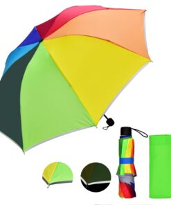 DealKits Kinder Regenschirm, leicht und sicher für Jungen und Mädchen, ideal für Reise und.ToShortForSpecs