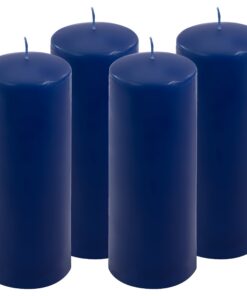 **Weihnachts-Kerzen Stumpenkerze (blau, 20 cm, 4 Stck)** | **Hochzeit Kerzen Stumpenkerze (blau, 20 cm, 4 Stck)** |